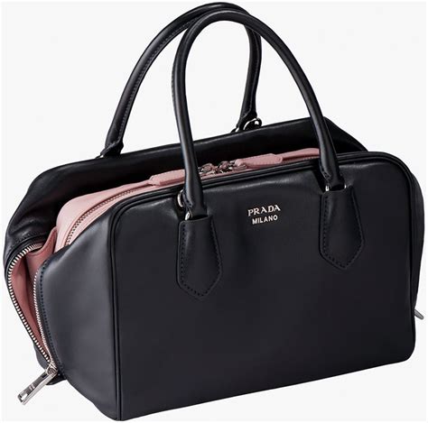 prada leather satchel bag|prada inside bag.